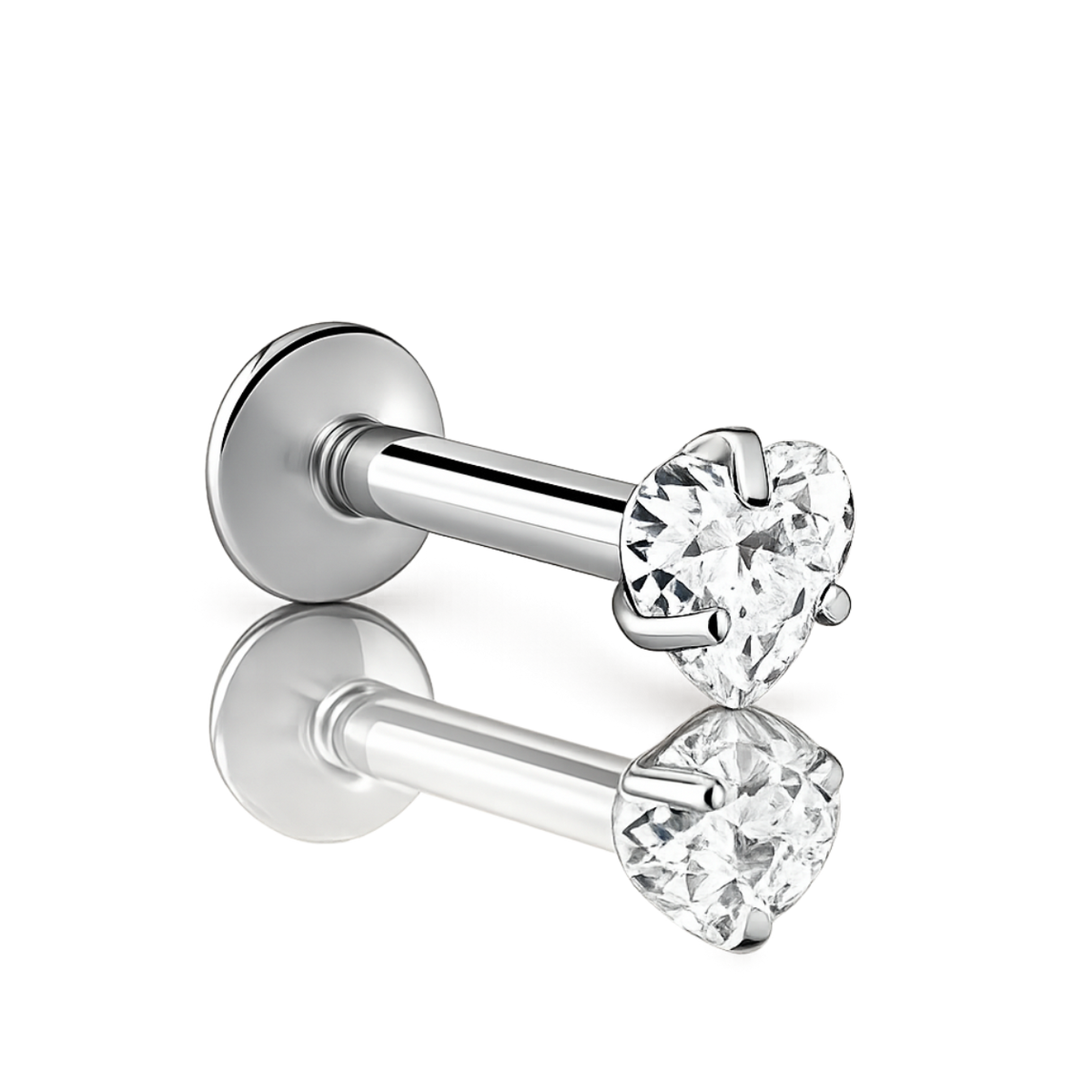 Piercing Titanium Labret Ponto de Luz RIG GARRA Formas | Linha Essencial