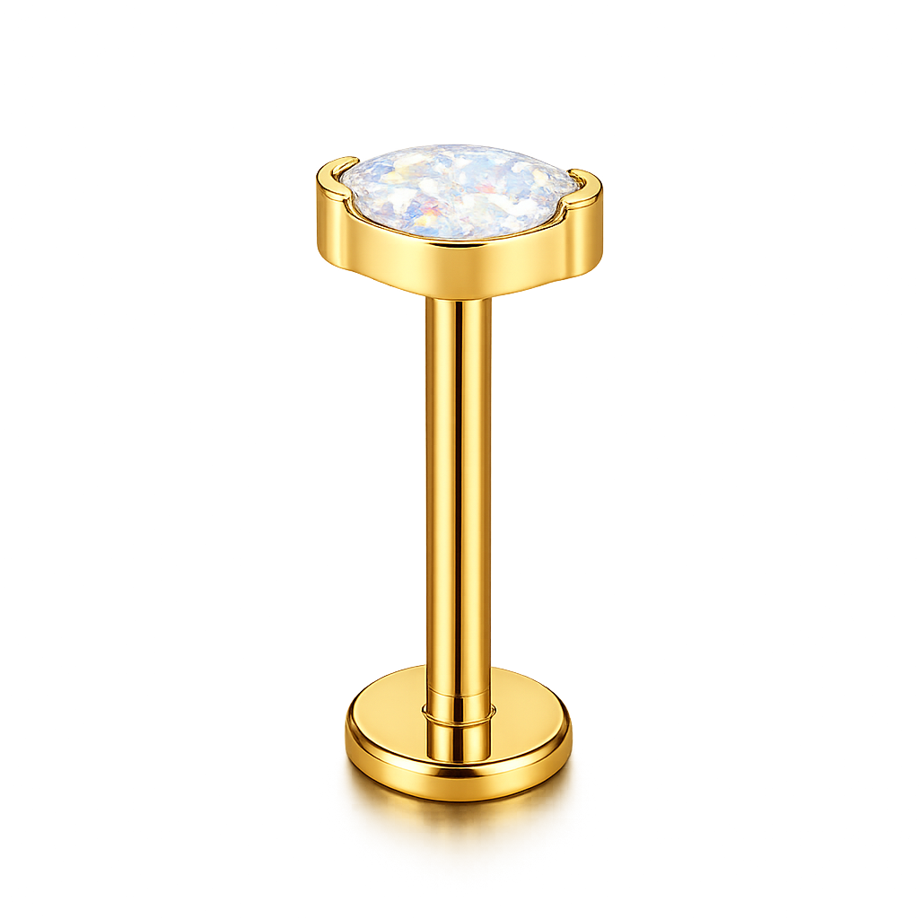Piercing Titanium Labret Pingo | Linha Essencial