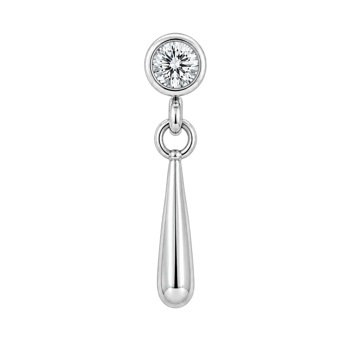 Piercing Titanium Labret Pontos de Luz c/ Pendentes DIVERSOS | Linha Essencial