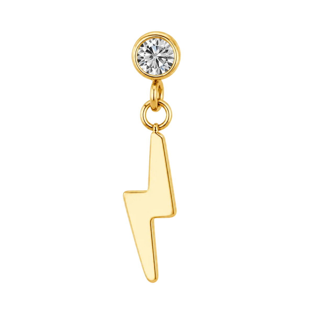 Piercing Titanium Labret Pontos de Luz c/ Pendentes DIVERSOS | Linha Essencial
