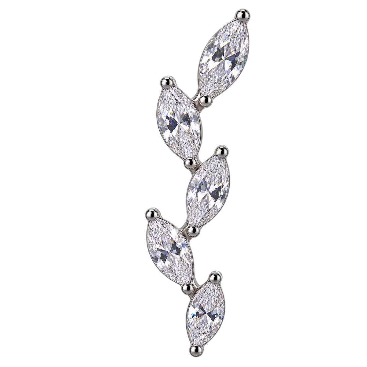 Piercing Titanium Labret Raminhos TAMANHOS | Linha Premium