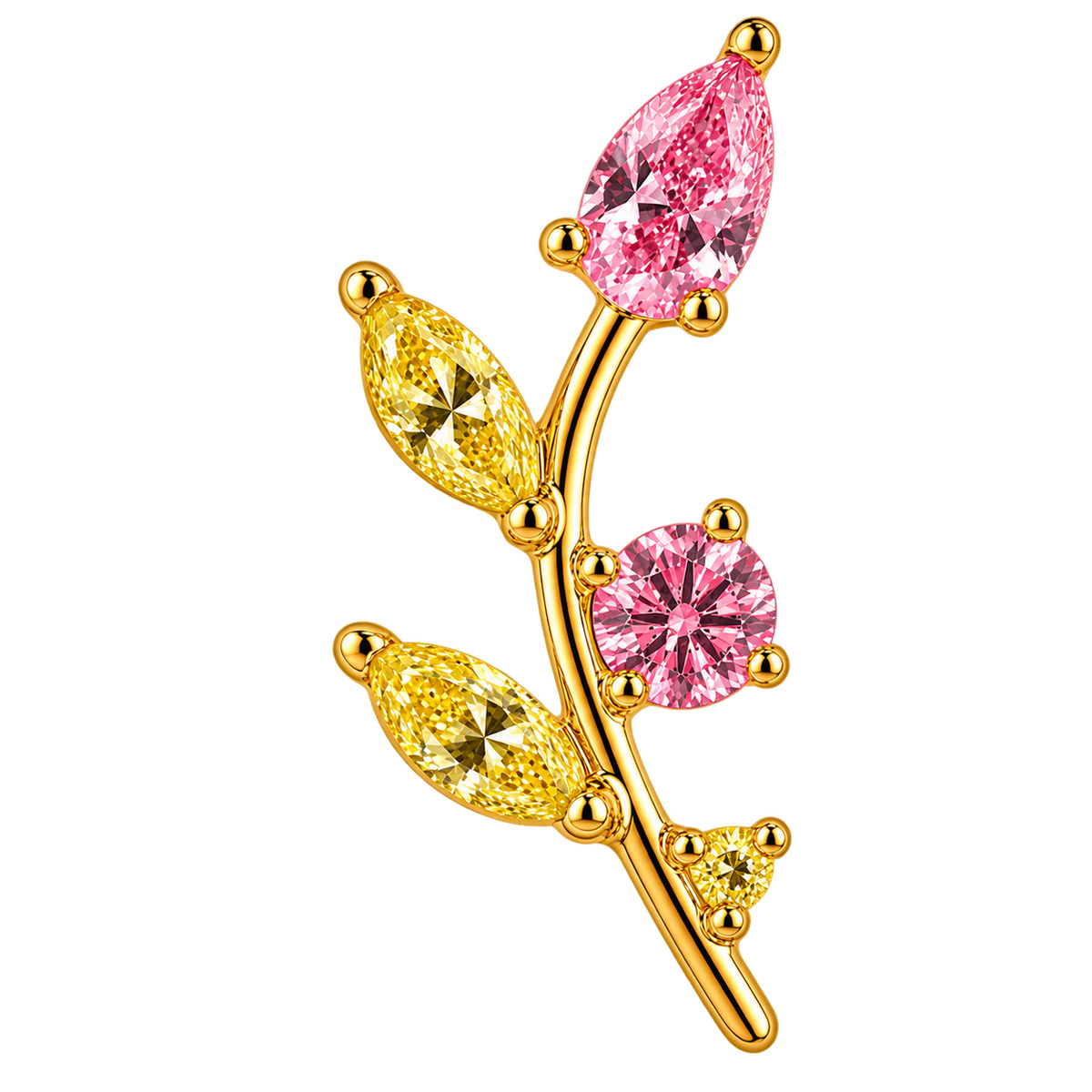 Piercing Titanium Labret Raminhos TAMANHOS | Linha Premium