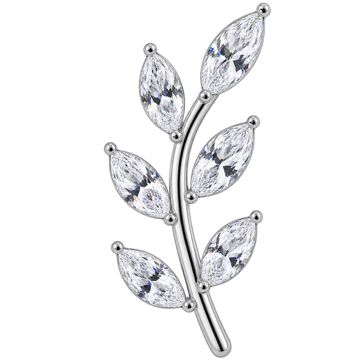 Piercing Titanium Labret Raminhos TAMANHOS | Linha Premium
