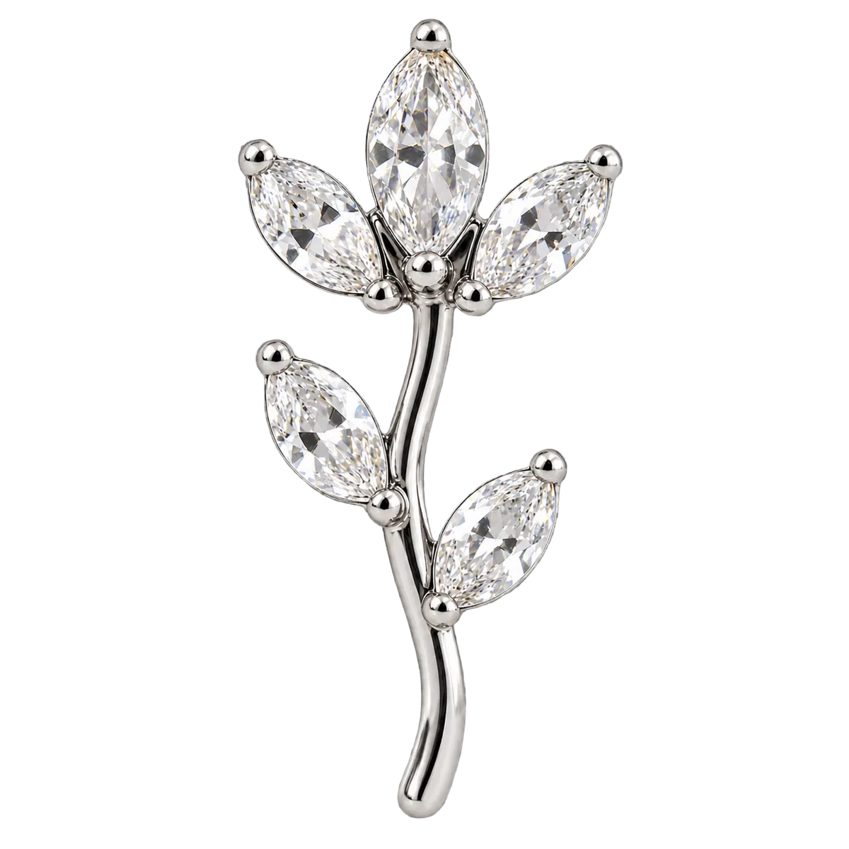 Piercing Titanium Labret Raminhos Tamanhos | Linha Premium