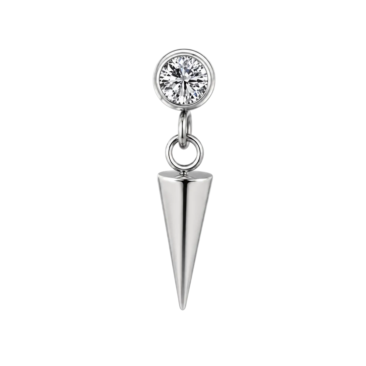 Piercing Titanium Labret Pontos de Luz c/ Pendentes DIVERSOS | Linha Essencial