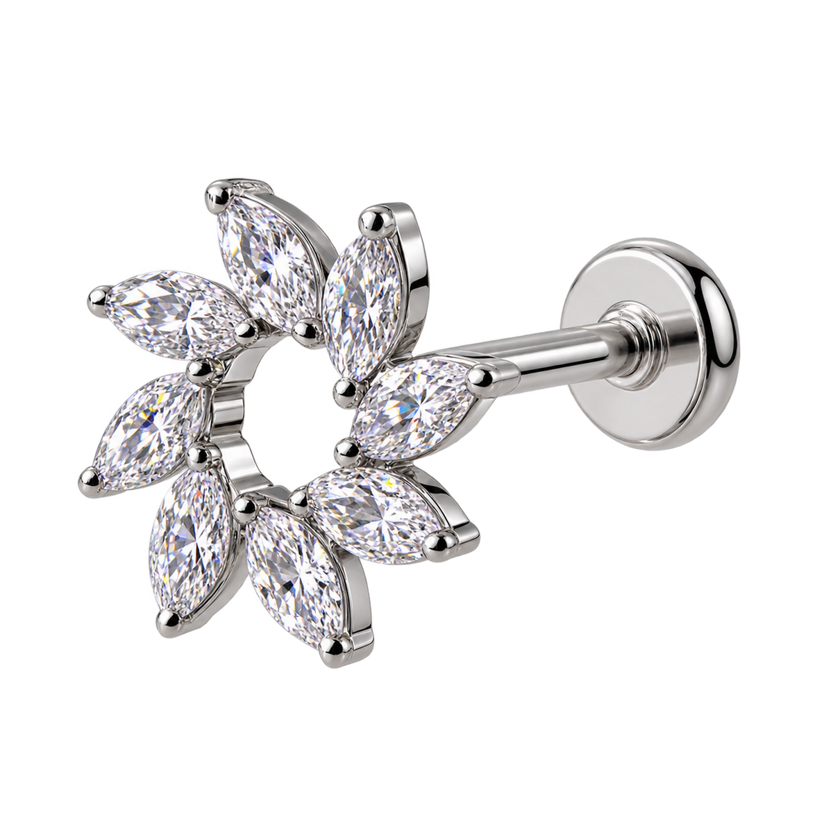 Piercing Titanium Labret Ventania | Linha Essencial